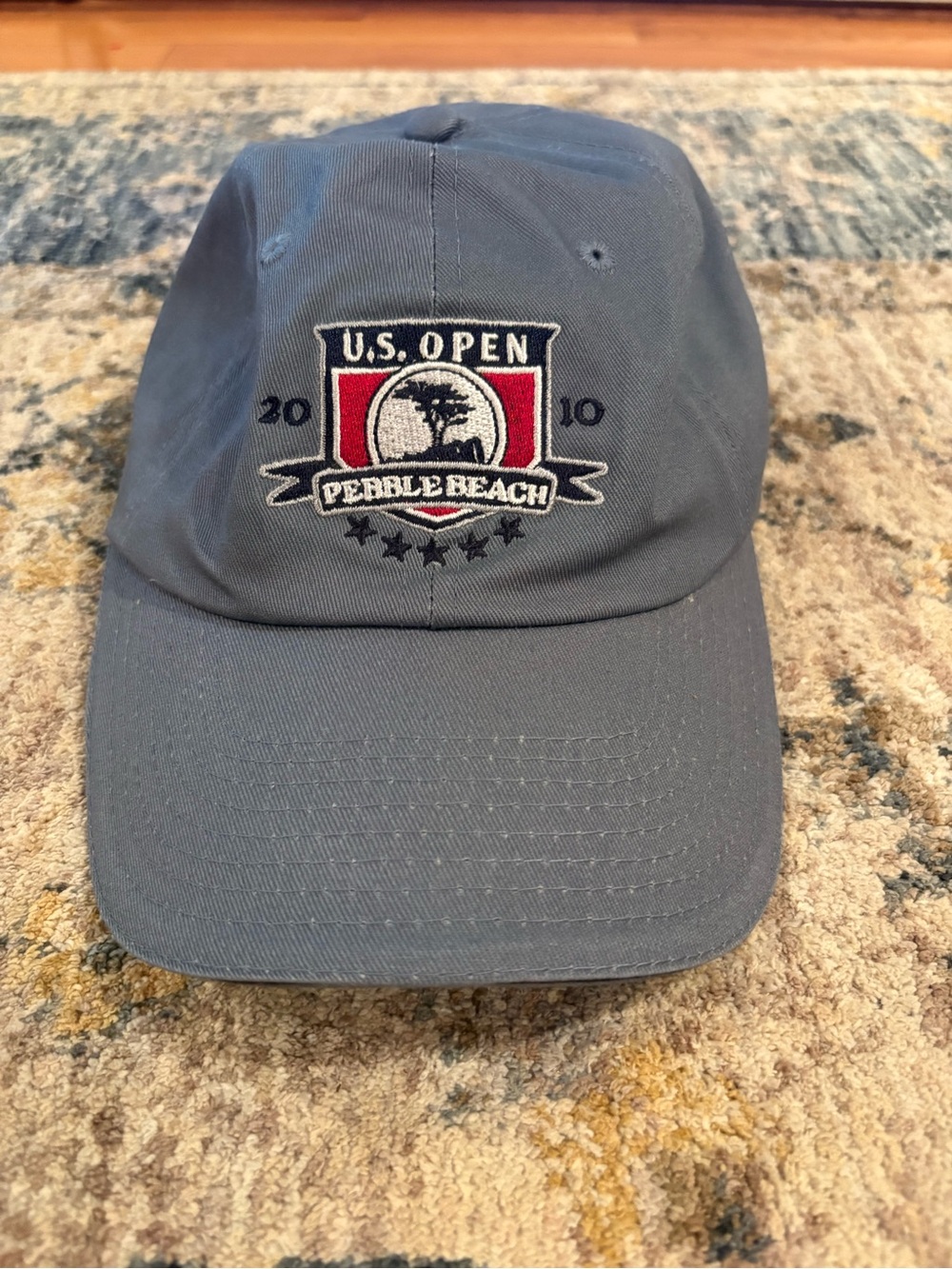 U.S. Open Pebble Beach 2010 Embroidered Baseball Cap - Slate Blue